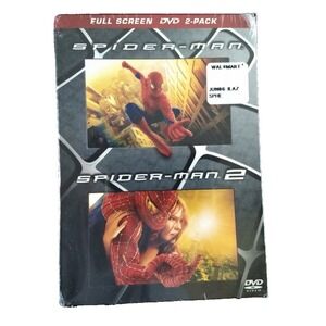 Spider-Man 1 & 2 DVD Marvel 2-Pack Full Screen 2004 2-Disc BRAND NEW SEALED‎